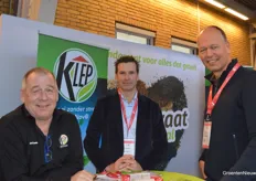 Nol Jochems (Klep), Job Bossers (JB Hydroponics) and grower Mark van Aert of Aardbeienkwekerij van Aert